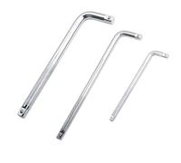 NEIQIUWING Llave de doble extremo, mango de perfil antideslizante y conector de muelle, para 1/4" (6,35 mm), 3/8" (9,52 mm), 1/2" (12,7 mm), acero al cromo vanadio