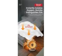 NEIQIUWING Manta ignífuga de fibra de vidrio: reutilizable, portátil, para luchar contra incendios