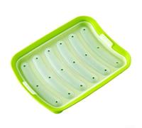 NEIQIUWING Molde de silicona para salchichas caseras y papillas de bebé, resistente al calor de -40 °C a 230 °C, herramienta de cocina antiadherente para cocinar al vapor, hornear y microondas