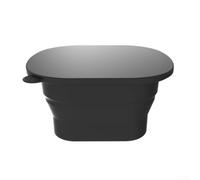 NEIQIUWING Molde grande de silicona para cubitos de hielo: plegable, fácil de quitar, ahorra espacio para cocina y bar, verde, gris, oliva (negro)