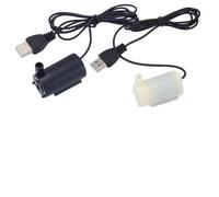 NEIQIUWING Pequeña bomba sumergible silenciosa con puerto USB (cable de 5 V, 1 m) para fuente de jardín al aire libre