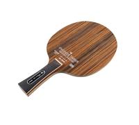 NEIQIUWING Piezas Placa de suelo negro amarillo 1 pieza Dalbergia deportes interiores mango largo accesorio útil ébano para raqueta de tenis de mesa