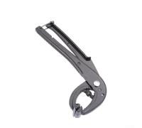 NEIQIUWING Pinza de cocina de aleación de aluminio, antideslizante, para mango, boca curvada, versátil para cuencos, platos, pizza, cocina, negro