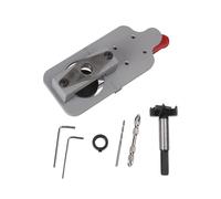 NEIQIUWING Plantilla de perforación de 35 mm para bisagras ocultas de acero al carbono de alta resistencia, ajustable, 3-7 mm/10-15 mm