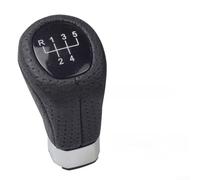 NEIQIUWING Pomo para palanca de cambios para BMW E30 E36 E39 E46 E60 E87 E90, transmisión manual, diseño de metal de piel sintética duradera, agarre mejorado, negro (5 velocidades)