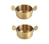 NEIQIUWING Recipiente para salsas para restaurante, cocina, 9 x 5,5 cm | Diseño apilable, ahorra espacio, liso para superficie, fácil de limpiar, juego de 2 unidades