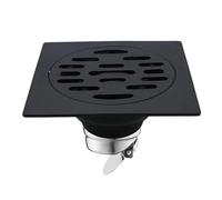 NEIQIUWING Rejilla de acero inoxidable 304 resistente para ducha de baño, 9,9 x 9,9 x 3,8 cm, con solapa de gravedad y doble capa antiobstrucción