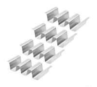 NEIQIUWING Sleek Stainless Steel Taco Holders In A Practical Two Pack Designed to Enhance Your Dining Experience