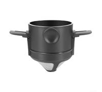 NEIQIUWING Stainless Steel Pour Over Coffee Filter Funnel | Lightweight 35g, Fits Standard Mugs for Home & Travel Brewing(A)
