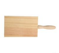 NEIQIUWING Tabla de madera para pasta casera, Cavatelli y ravioli, tabla tradicional de madera para extender masa, utensilios de cocina italiana, lavable a mano, 21,5 x 8,5 cm