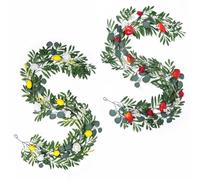 NEIQIUWING Tallos de limón y fresa artificiales para decoración del hogar