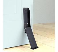 NEIQIUWING Tope de puerta de metal para empujar hacia abajo, no es necesario taladrar, apto para diferentes tipos de suelo