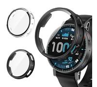 Neitra 2 Piezas Funda para Amazfit Active Max 48mm, Estuche Protector para PC Duro con Protector de Pantalla, Anti-Choque HD Protección Carcasa para Amazfit Active Max