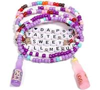 NEITWAY 6 juegos de pulseras KPop, pulseras de cantantes coreanas, accesorios de joyería Kpop para aficionados, kit de pulseras para los fans de las películas pop coreanas