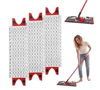 Neiveino 3 Piezas Recambio Fregona para Vileda Mopa Kit, para Vileda Ultramax/UltraMax Plus 2 en 1 Microfibra Recambio, para Polvo Manchas Sucias, Atrapa Fácilmente la Suciedad