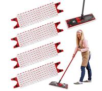 Neiveino 4 Piezas Recambio Fregona para Vileda Ultramax XL Mopa Microfibra Kit,51x14cm para Vileda Ultramat XL Recambio, para Atrapa Fácilmente la Suciedad, Limpia tu Piso