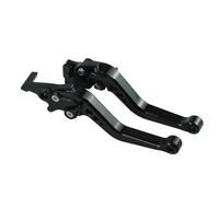 Neixlyi Palanca de embrague ajustable Manija de freno motocicleta aleación CNC universal para palanca embrague tambor(Negro)