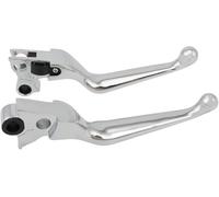 Neixlyi Palanca de freno de motocicleta Palanca de embrague freno para motocicleta Touring, para Road King, para Sportster XL 883, 1200 y Softail(Chrome)