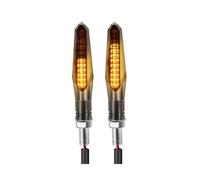 Neixlyi señales de giro de motocicleta 2/4 Uds. Intermitentes para motocicleta, luces intermitentes secuenciales, lámpara LED ámbar para, para Scooter todoterreno(2pcs)