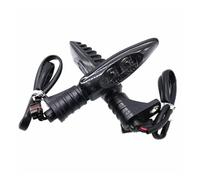 Neixlyi señales de giro de motocicleta Para HP4 S1000R S1000RR R1200RS R1200GS F700GS 1 par de luces intermitentes delanteras para motocicleta color negro ahumado 12 V