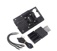 Neixlyi Soporte de navegación para Motocicleta para Yamaha para T-MAX 560 530 DX SX Motocicleta Teléfono Navegación Soporte Inalámbrico para Puerto de Carga para Convertidor(22mm USB Charge)