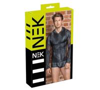 Nek Camisa para hombre Black S