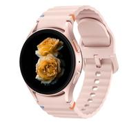 Nekiyo Tech Correa deportiva de silicona Compatible with Samsung Galaxy Watch FE 7 6 5 4 Band 40 44mm/6 Classic 43 47mm/4 Classic 42 46mm/5 Pro 45mm Band, estriado one-click sin hueco unisex, Rosa
