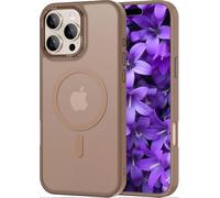 Nekiyo Tech Diseñado para iPhone 16 Pro con Funda Aerospace-Grade Aluminum Lens Guard, Protección Militar contra caídas Diseño Delgado translúcido Mate con Cubierta Anti-Huellas 6.3" Oro del Desierto
