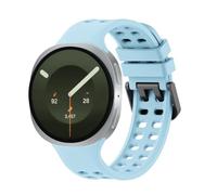 Nekiyo Tech Sport Silicone Band for Samsung Galaxy Watch 9/8 46/44/40mm | No-gap seamless design, Soft silicone, Air-hole ventilation, Premium metal buckle, For Galaxy 9/8 44/40mm & 8 Classic 46mm