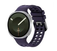 Nekiyo Tech Sport Silicone Band for Samsung Galaxy Watch 9/8 46/44/40mm | No-gap seamless design, Soft silicone, Air-hole ventilation, Premium metal buckle, For Galaxy 9/8 44/40mm & 8 Classic 46mm