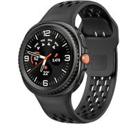 Nekiyo Tech Sport Silicone Band for Samsung Galaxy Watch 9/8 46/44/40mm | No-gap seamless fit, Soft premium silicone, Waterproof & washable, Fits 14-22.9cm, For Galaxy 9/8 44/40mm & 8 Classic 46mm