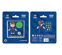 Neko Brands Licencia Oficial FC Barcelona Figura con 13 Puntos de articulación de Jugador 4 cm Pelo Corto castaño. Incluye Pegatinas. Regalo para Niños y Niñas de 7 años o más.