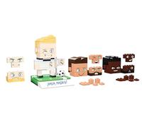 Neko Brands | Real Madrid CF Jugador con Partes Intercambiables. Set de construcción de 210 Piezas. Regalo para Niños y Niñas de 7 Años o Más. Producto con Licencia Oficial