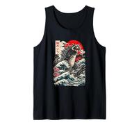 Neko No Jira - Monstruo Mapache Kaiju Japón Camiseta sin Mangas