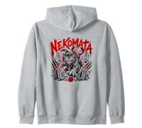 Nekomata Demon Cat Japanese Yokai Spirit Horror Sudadera con Capucha