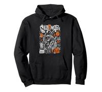 Nekomata Nueve Vidas Dos Colas No Japonés Misericordia Horror Sudadera con Capucha
