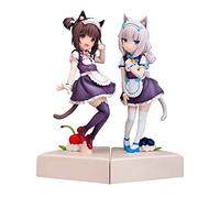 Nekopara Chocola Vanilla - Figura de acción linda chica animé de PVC, estatua modelo de figuras de escritorio, adornos de escritorio, colección de regalos, 20 cm