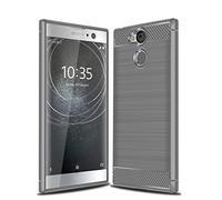 NEKOYA Funda Sony Xperia XA2, Sony Xperia XA2 Carcasa con [Gel de sílice de Fibra de Carbono] [Anti-Huella Dactilar][Mano Antideslizante] Anti-rasguños Estuche para Case Cover Sony Xperia XA2