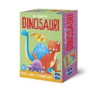 Nel mondo dei dinosauri. Ediz. a colori. Con puzzle 3D