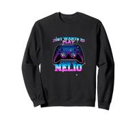 NELIO - LEVEL UP con controller: SOLO QUIERE JUGAR Sudadera