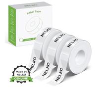 Nelko Cinta original P21 para etiquetadora, papel de impresión de etiquetas adaptado, 14 x 40 mm, reemplazo de cinta de etiquetado de oficina laminada estándar, multiusos de P21, 540 etiquetas