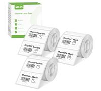Etiquetas térmicas para etiquetadora Nelko PM220, 50 x 30 mm, impermeable, cinta de etiquetas multiusos, 3 rollos de 230 papel térmico autoadhesivo (blanco)