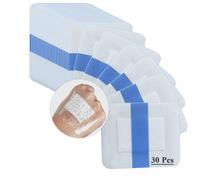 NELLHOMY 30 Piezas Apositos Adhesivos para Heridas,6x7cm Vendaje Adhesivo Impermeable,Tiritas Cicatrizantes para Ducha, Natación y Protección de Heridas