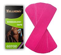 NELLHOMY 40 Piezas de Cinta Kinesiológica Pretulada,5cm x 25cm,Venda Elástica para Todo el Cuerpo, Cinta Deportiva para Soporte Muscular y Bienestar Activo(Azul y Rosa)