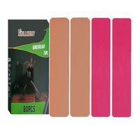NELLHOMY 80 Tiras Cinta Kinesiologica, 5CM X 25CM Kinesio Tape Deportiva,Kinesiotape Physio Tape, Kinesiotape Vendaje Elástica Cinta Muscular para Hombros, Rodilla, Codo, Alivio Dolor Muscular