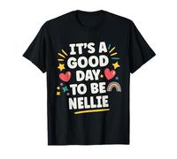 Nellie Personalized Retro Girls Custom Nellie Name Camiseta