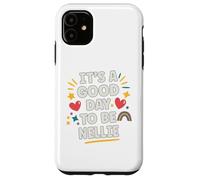 Nellie Personalized Retro Girls Custom Nellie Name Carcasa para iPhone 11