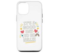 Nellie Personalized Retro Girls Custom Nellie Name Carcasa para iPhone 12/12 Pro