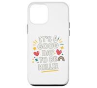 Nellie Personalized Retro Girls Custom Nellie Name Carcasa para iPhone 12 Mini