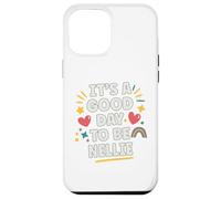 Nellie Personalized Retro Girls Custom Nellie Name Carcasa para iPhone 12 Pro MAX
